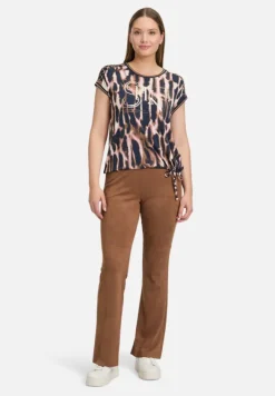 Betty Barclay Shirts*Printshirt mit Tunnelzug Dark Blue/Rosé
