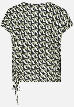 Betty Barclay Shirts*Printshirt mit V-Ausschnitt Dark Blue/Green
