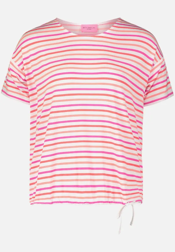 Betty Barclay Shirts*Ringelshirt mit Tunnelzug Red/White