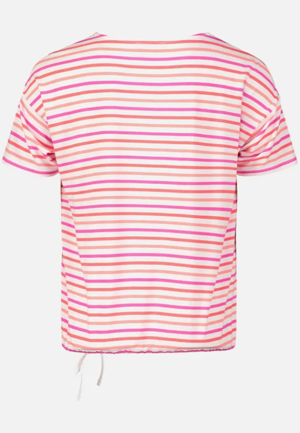Betty Barclay Shirts*Ringelshirt mit Tunnelzug Red/White