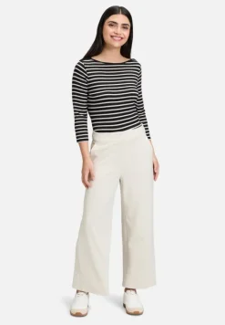 Betty Barclay Shirts*Ringelshirt mit U-Boot-Ausschnitt Schwarz/Beige