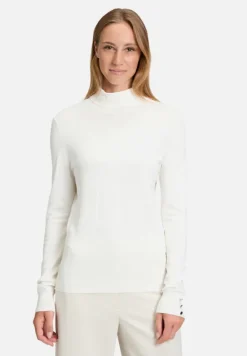 Betty Barclay Basics|Strick*Rollkragenpullover langarm Rohweiß