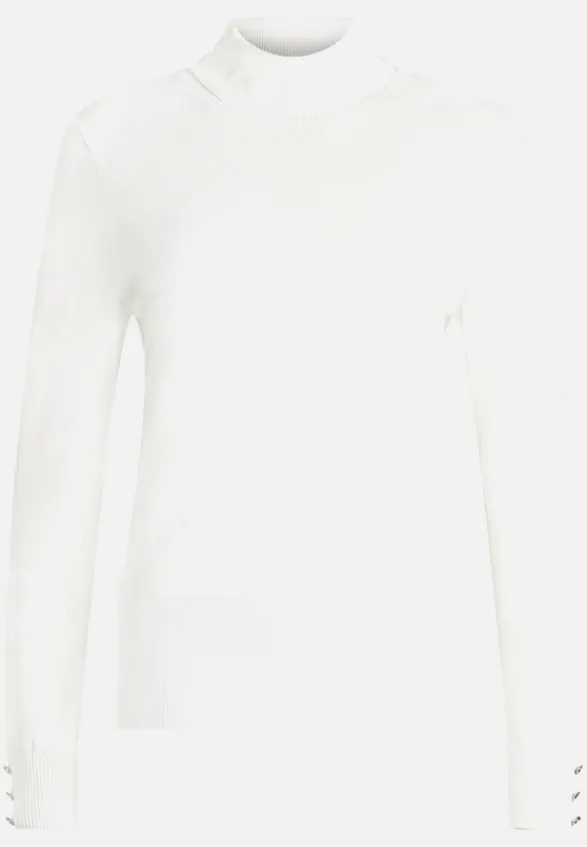 Betty Barclay Basics|Strick*Rollkragenpullover langarm Rohweiß