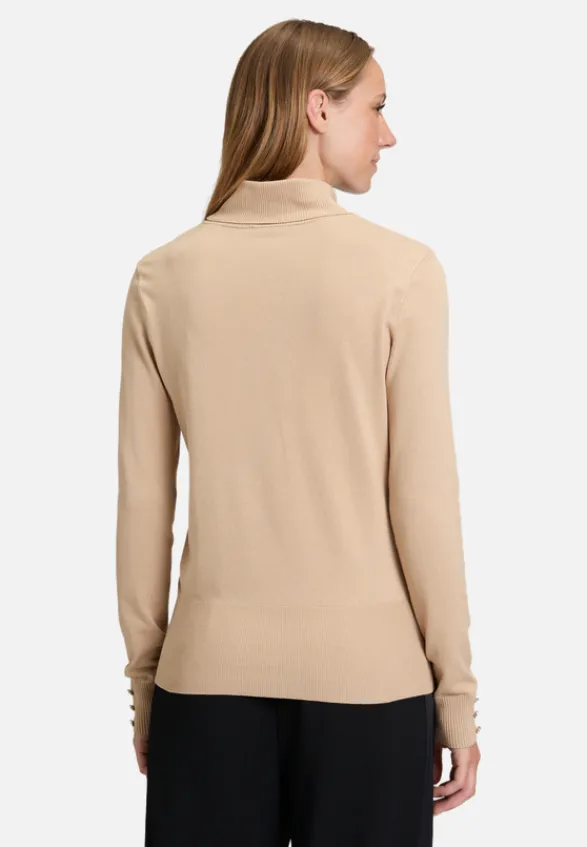 Betty Barclay Basics|Strick*Rollkragenpullover langarm Beige