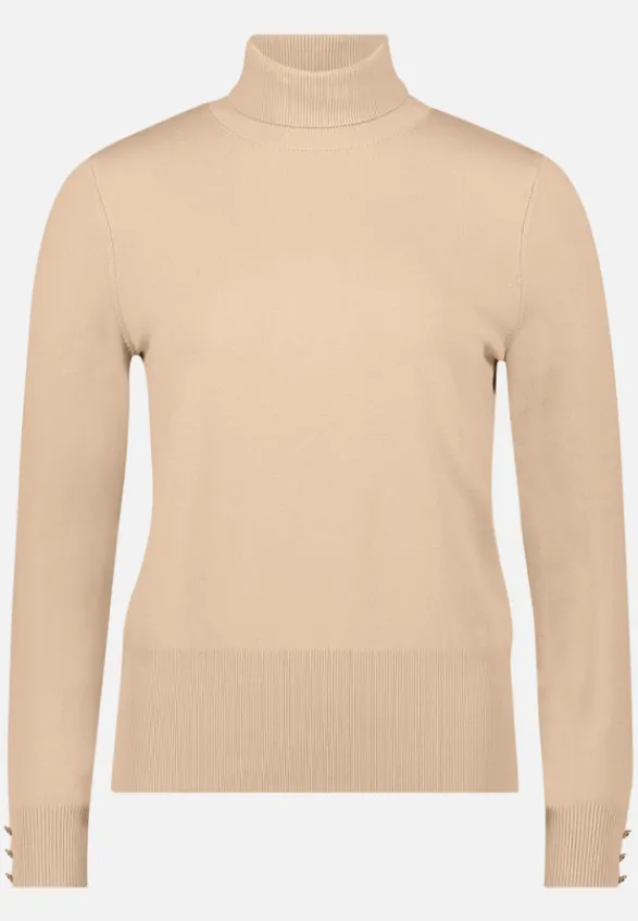 Betty Barclay Basics|Strick*Rollkragenpullover langarm Beige