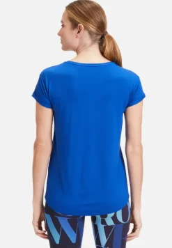 Betty Barclay Shirts*Rundhals-Shirt mit Raffung Blue/Black