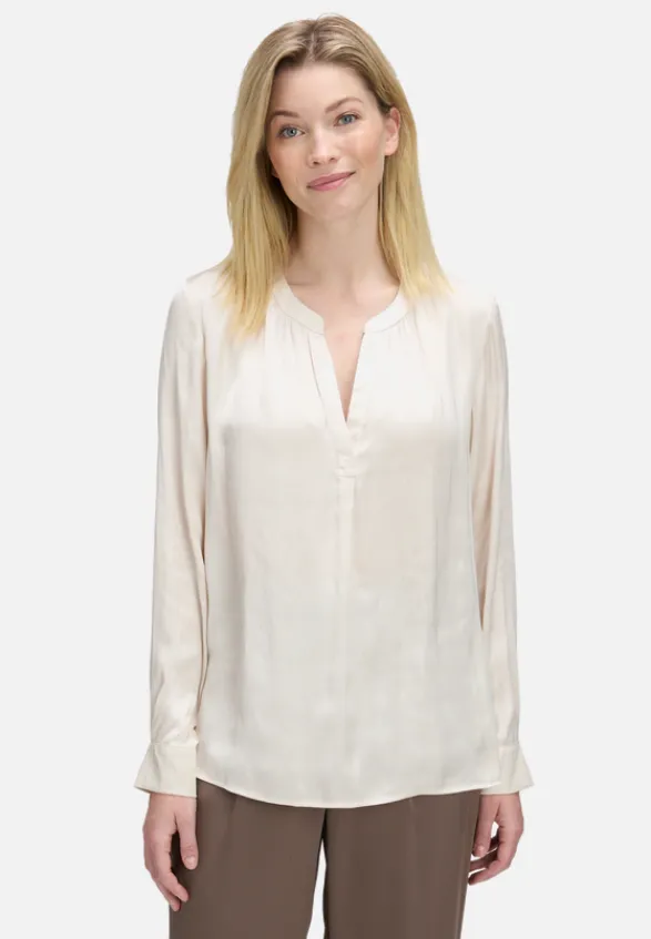 Betty Barclay Business Kleidung|Basics*Satin-Bluse langarm beige