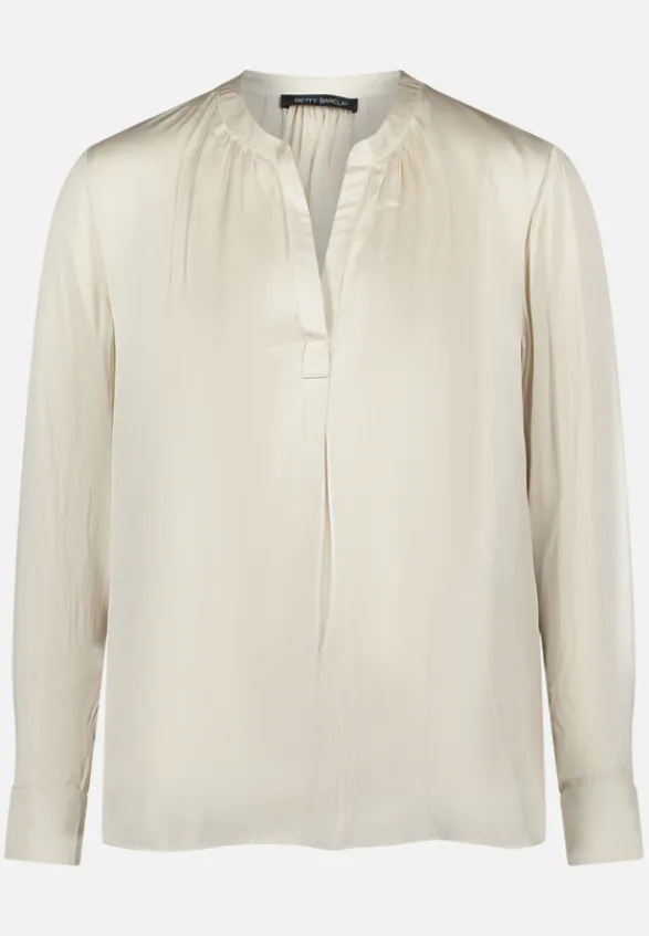 Betty Barclay Business Kleidung|Basics*Satin-Bluse langarm beige