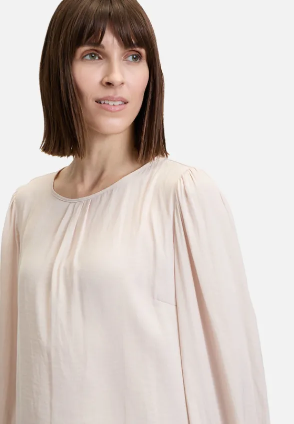 Betty Barclay Festliche Mode|Blusen*Satin-Bluse langarm Grau