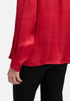 Betty Barclay Business Kleidung|Basics*Satin-Bluse langarm Rot