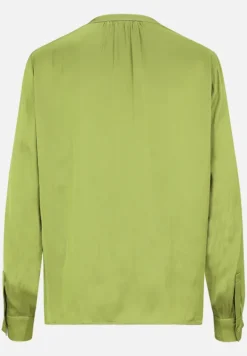 Betty Barclay Business Kleidung|Basics*Satin-Bluse langarm Fresh Moss