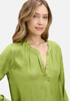 Betty Barclay Business Kleidung|Basics*Satin-Bluse langarm Fresh Moss