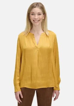 Betty Barclay Business Kleidung|Basics*Satin-Bluse langarm gold