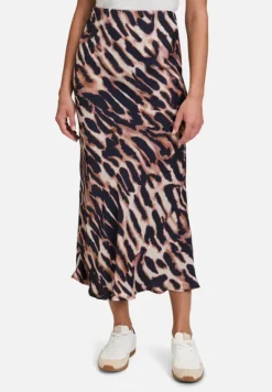 Betty Barclay Röcke*Satinrock unifarben Dark Blue/Rosé