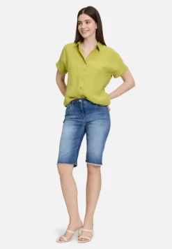 Betty Barclay Blusen*Schlupfbluse mit Kragen Erbsgrün