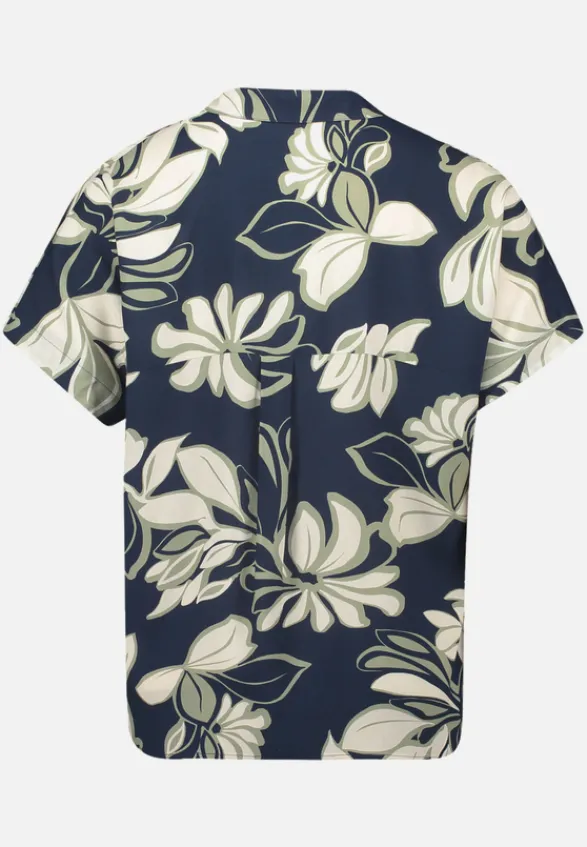 Betty Barclay Blusen*Schlupfbluse mit Kragen Dark Blue/Green
