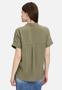 Betty Barclay Blusen*Schlupfbluse mit Kragen Dusty Olive
