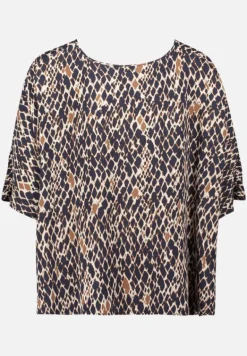 Betty Barclay Blusen*Schlupfbluse mit Schmucksteinen Dark Blue/Brown
