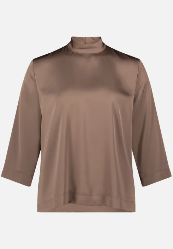 Betty Barclay Festliche Mode|Blusen*Schlupfbluse unifarben Braun