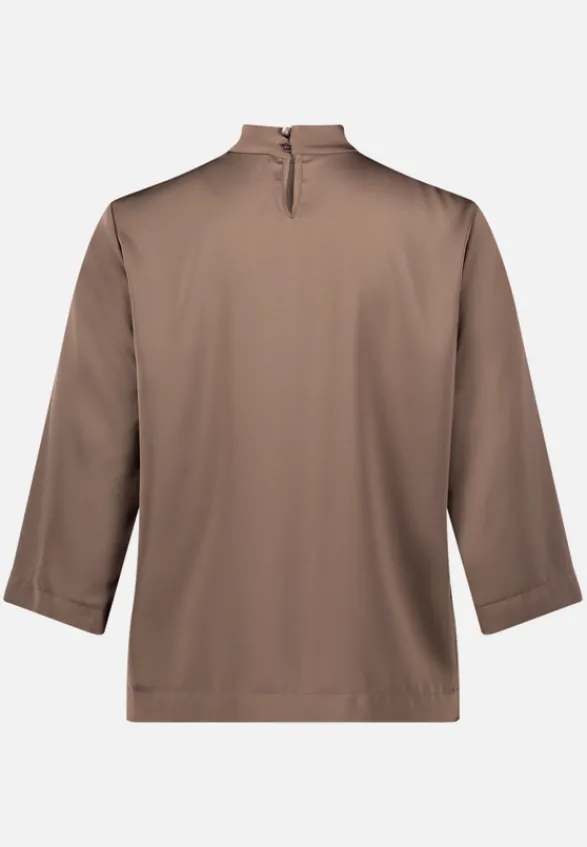 Betty Barclay Festliche Mode|Blusen*Schlupfbluse unifarben Braun