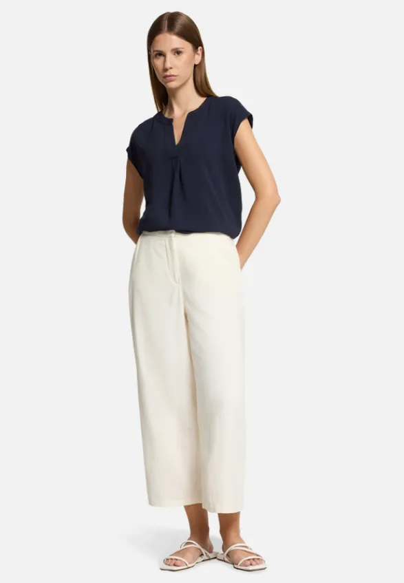 Betty Barclay Business Kleidung|Festliche Mode*Schlupfbluse unifarben dunkelblau