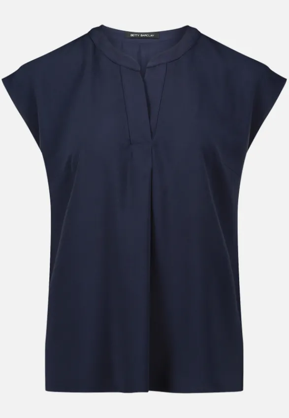 Betty Barclay Business Kleidung|Festliche Mode*Schlupfbluse unifarben dunkelblau