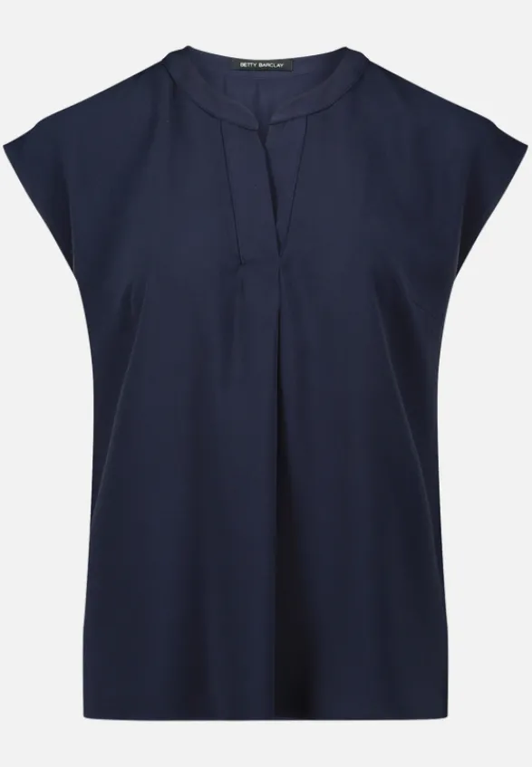 Betty Barclay Business Kleidung|Festliche Mode*Schlupfbluse unifarben dunkelblau