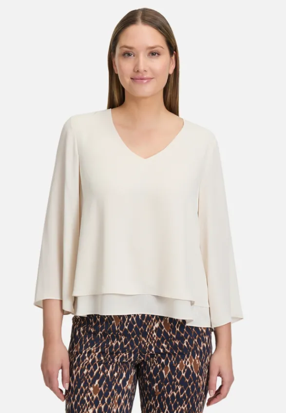 Betty Barclay Blusen*Schlupfbluse unifarben beige