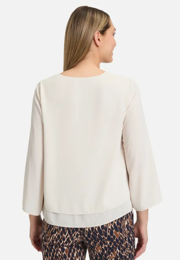 Betty Barclay Blusen*Schlupfbluse unifarben beige