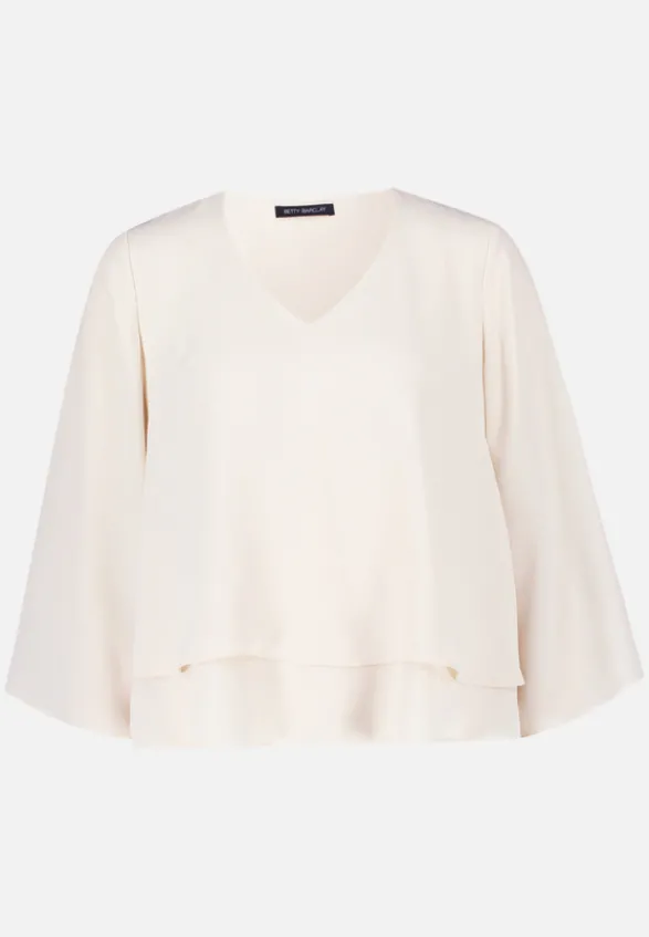 Betty Barclay Blusen*Schlupfbluse unifarben beige