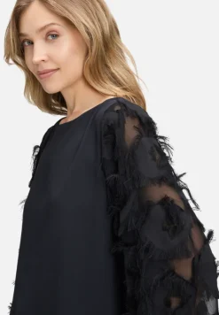 Betty Barclay Festliche Mode|Blusen*Schlupfbluse unifarben Schwarz