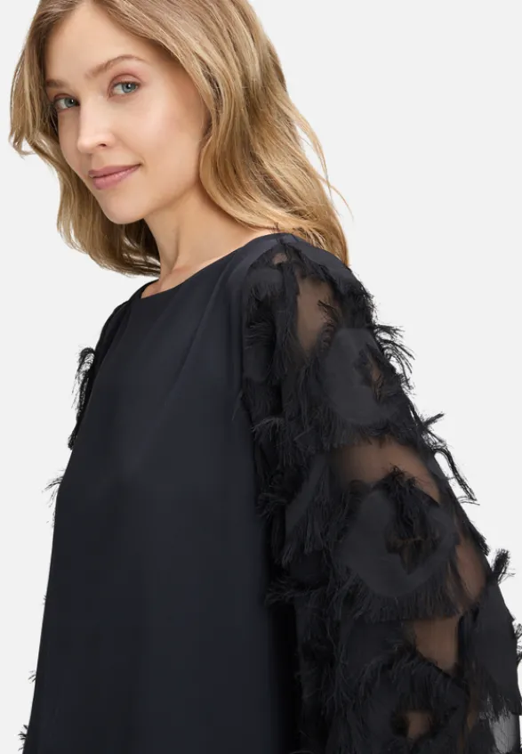 Betty Barclay Festliche Mode|Blusen*Schlupfbluse unifarben Schwarz