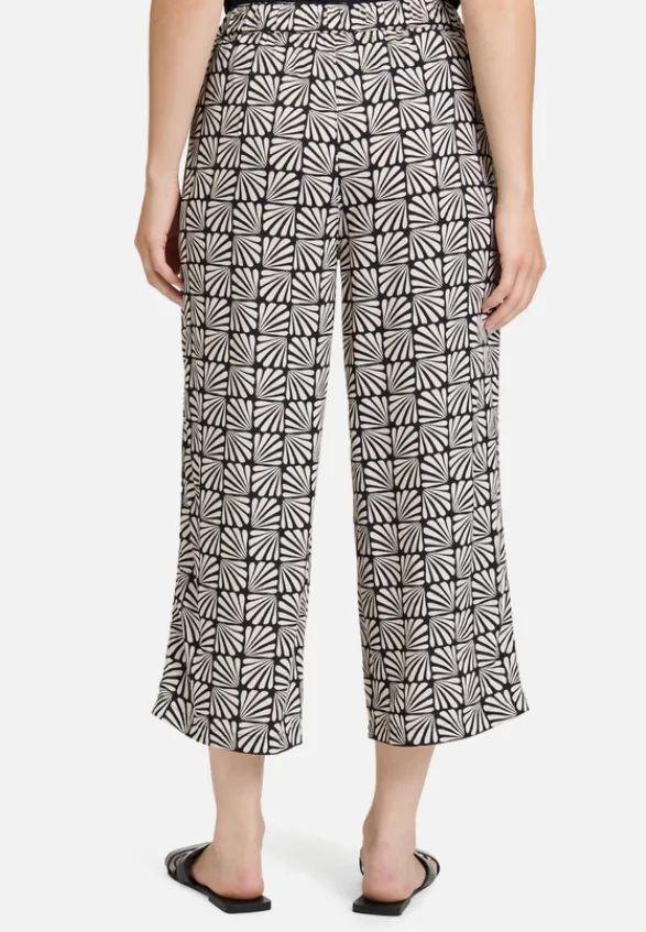 Betty Barclay Hosen*Schlupfhose mit Eingrifftaschen Schwarz/Beige