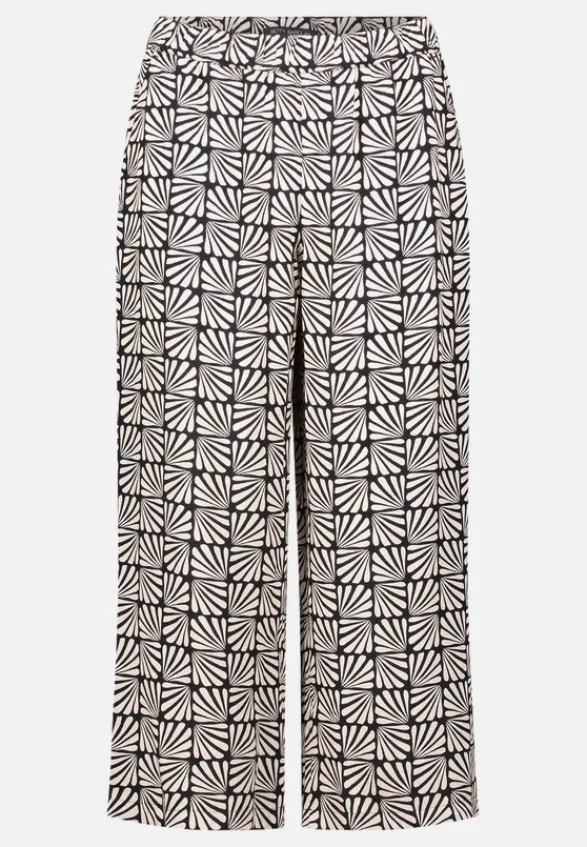 Betty Barclay Hosen*Schlupfhose mit Eingrifftaschen Schwarz/Beige