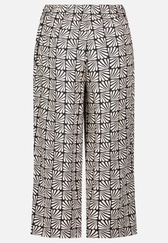 Betty Barclay Hosen*Schlupfhose mit Eingrifftaschen Schwarz/Beige
