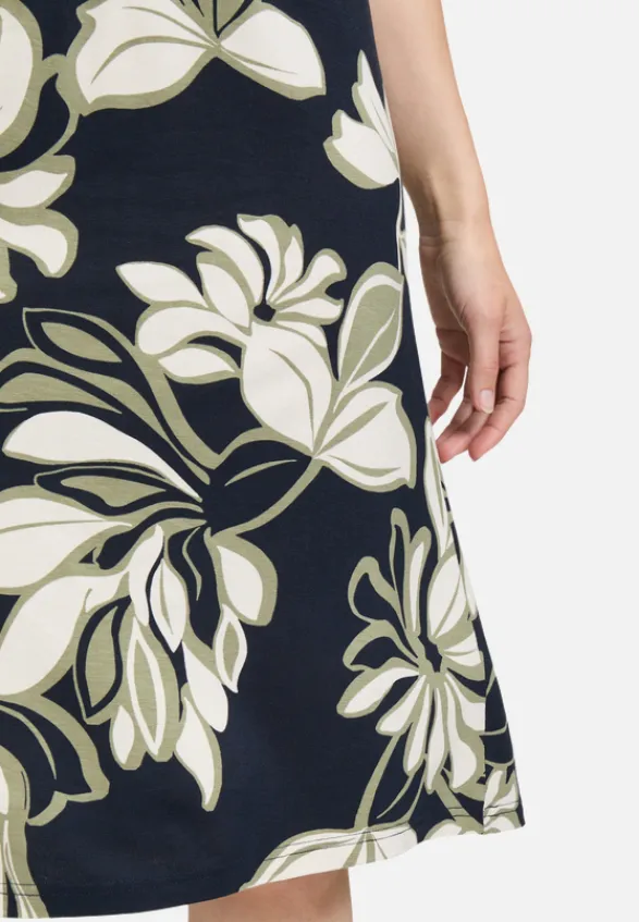 Betty Barclay Röcke*Schlupfrock mit Muster Dark Blue/Green