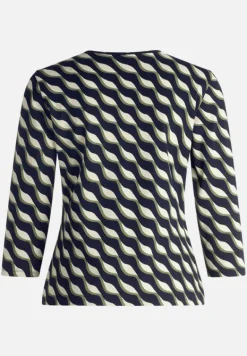 Betty Barclay Strick*Shirtjacke mit Rippenstruktur Dark Blue/Green