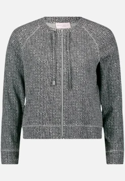 Betty Barclay Strick*Shirtjacke mit Rippenstruktur Grau/Grau