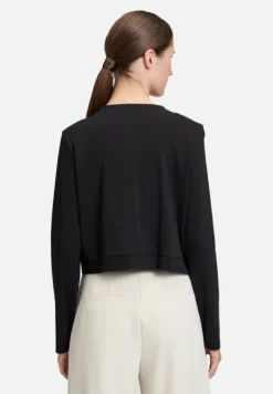Betty Barclay Strick*Shirtjacke mit Rundhalsausschnitt Schwarz