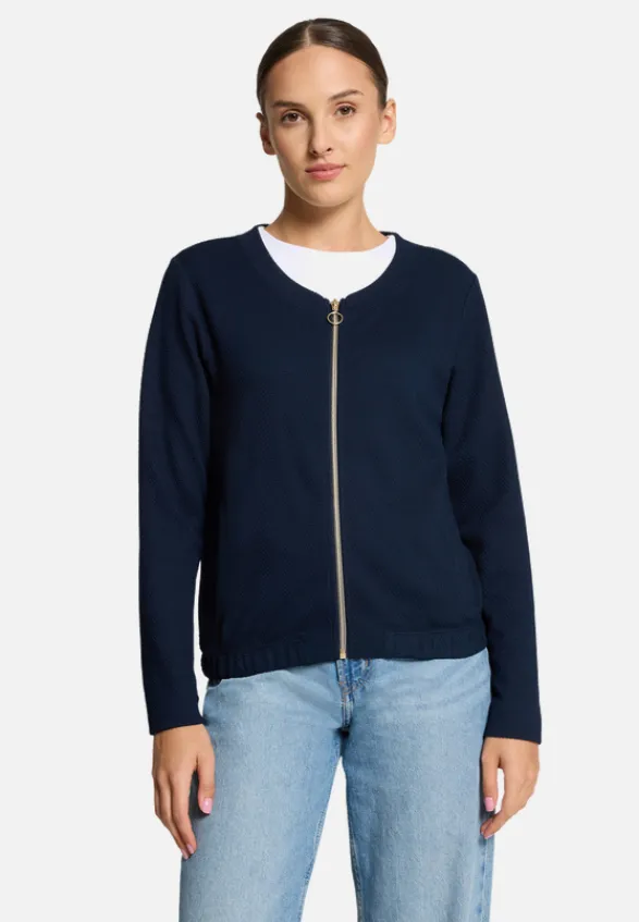 Betty Barclay Strick*Shirtjacke mit Struktur dunkelblau