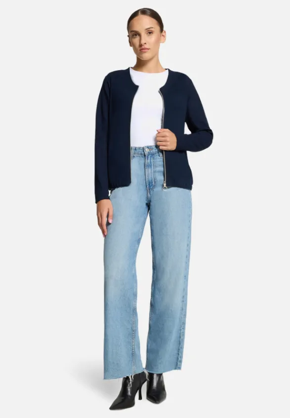 Betty Barclay Strick*Shirtjacke mit Struktur dunkelblau
