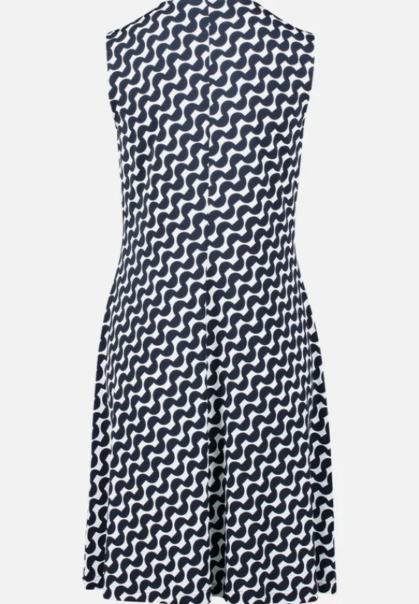 Betty Barclay Kleider*Shirtkleid ohne Arm Dunkelblau/Weiß