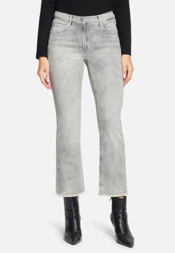 Betty Barclay Jeans*Slim Fit-Hose mit Waschung Light Grey Denim