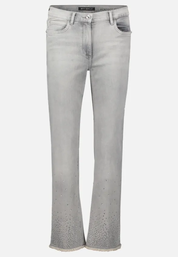 Betty Barclay Jeans*Slim Fit-Hose mit Waschung Light Grey Denim