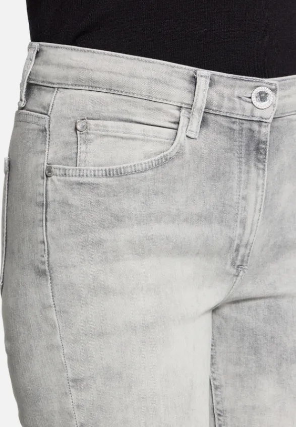 Betty Barclay Jeans*Slim Fit-Hose mit Waschung Light Grey Denim