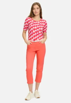 Betty Barclay Hosen*Sommerhose mit Gürtel Hot Coral