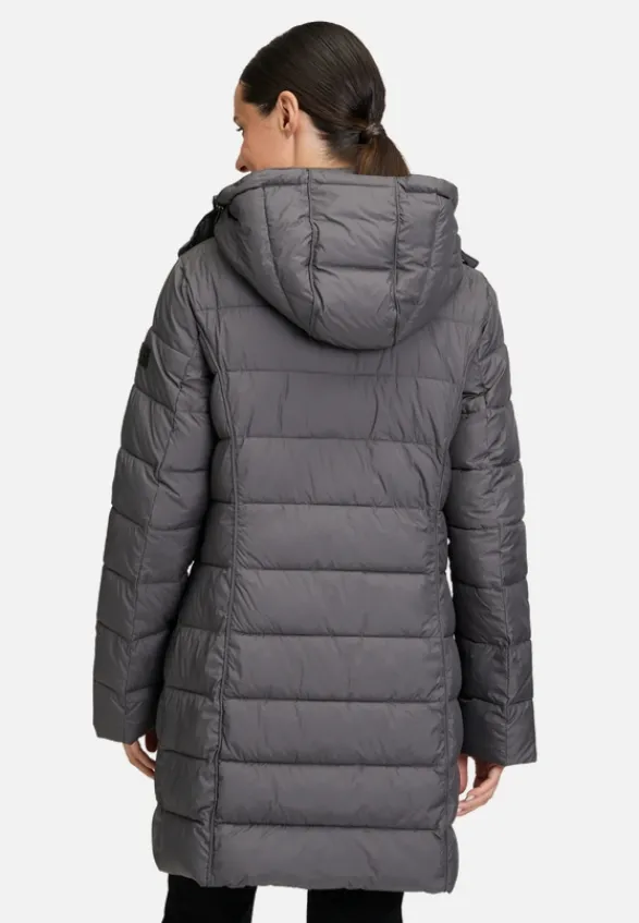 Betty Barclay Jacken*Steppjacke mit abnehmbarer Kapuze Dunkelgrau