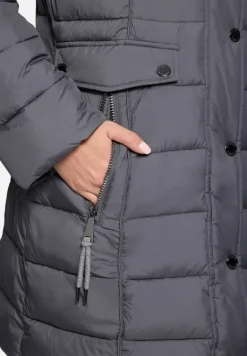 Betty Barclay Jacken*Steppjacke mit abnehmbarer Kapuze Dunkelgrau