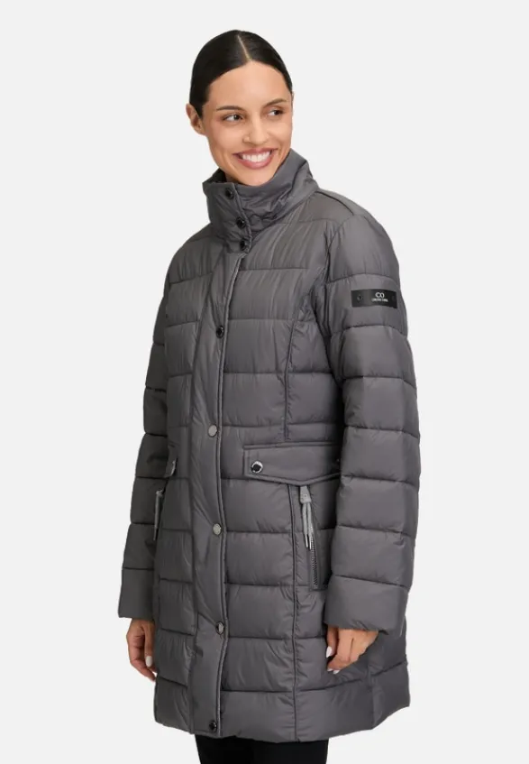 Betty Barclay Jacken*Steppjacke mit abnehmbarer Kapuze Dunkelgrau
