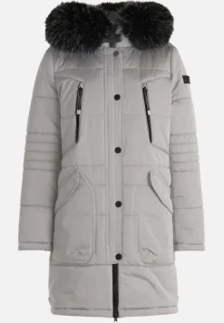 Betty Barclay Mäntel*Steppjacke mit Kapuze Silbergrau